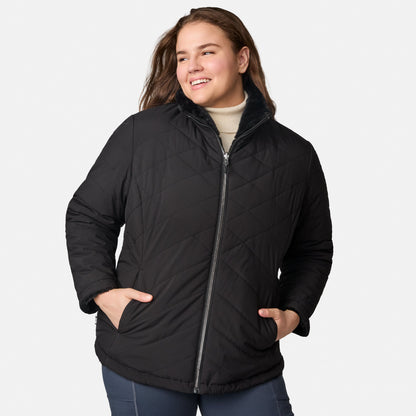 outerwear Women's Plus Size Cirrus Quilted Reversible Jacket