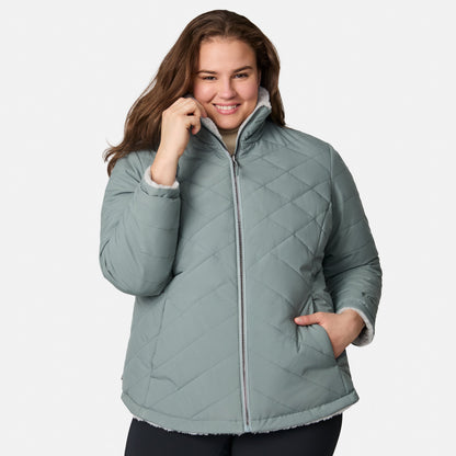 outerwear Women's Plus Size Cirrus Quilted Reversible Jacket
