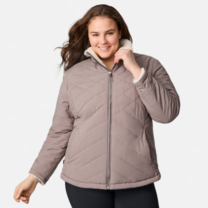 outerwear Women's Plus Size Cirrus Quilted Reversible Jacket