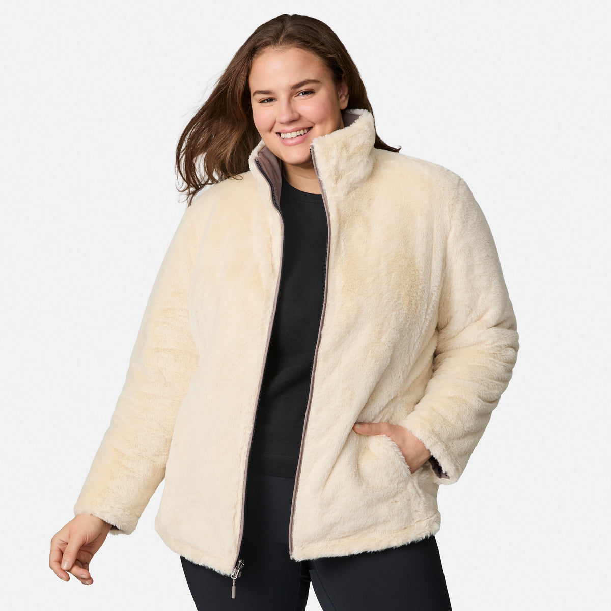 outerwear Women's Plus Size Cirrus Quilted Reversible Jacket