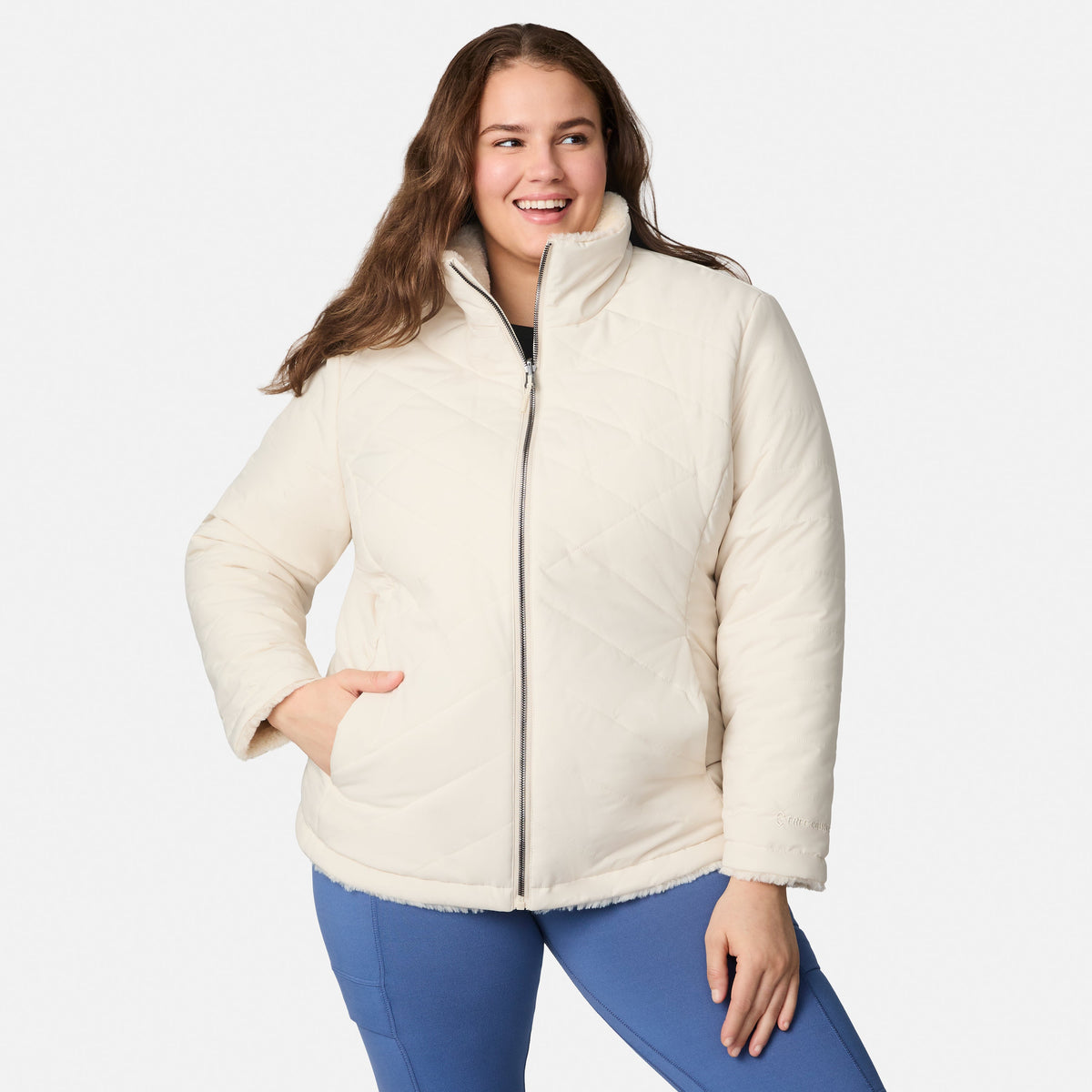 outerwear Women's Plus Size Cirrus Quilted Reversible Jacket