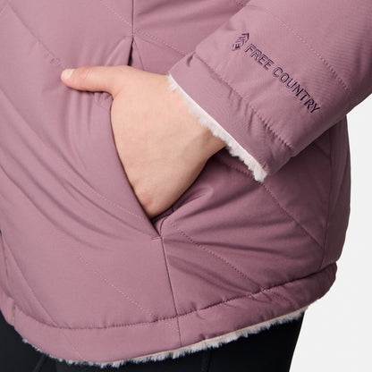 outerwear Women's Plus Size Cirrus Quilted Reversible Jacket