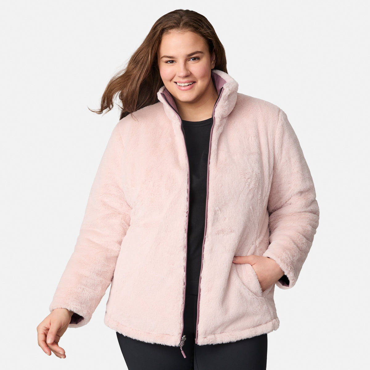 outerwear Women's Plus Size Cirrus Quilted Reversible Jacket