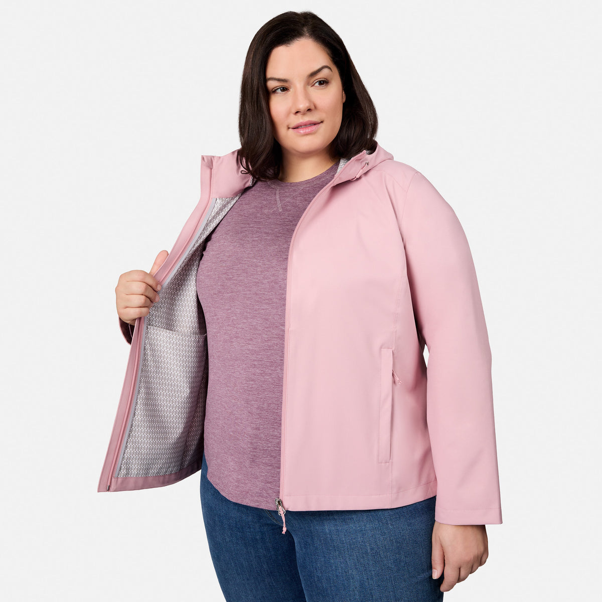 outerwear Women's Plus Size X2O Packable Rain Jacket