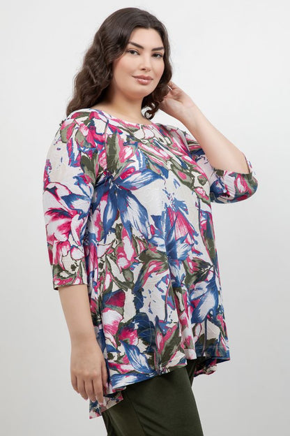 Vikki Vi Georgia Floral Pocket Swing Tunic