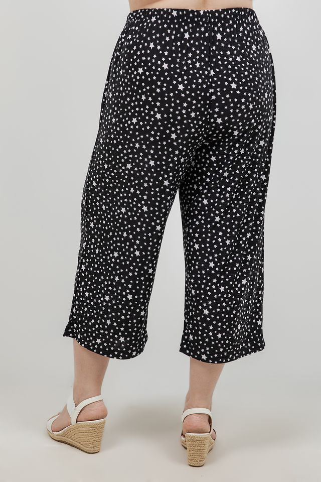 Pants Vikki Vi Jersey Stars Crop Pants
