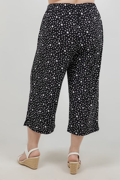 Pants Vikki Vi Jersey Stars Crop Pants