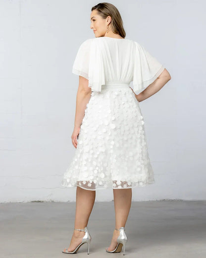 Dresses Pretty Petals Mesh Cocktail Dress