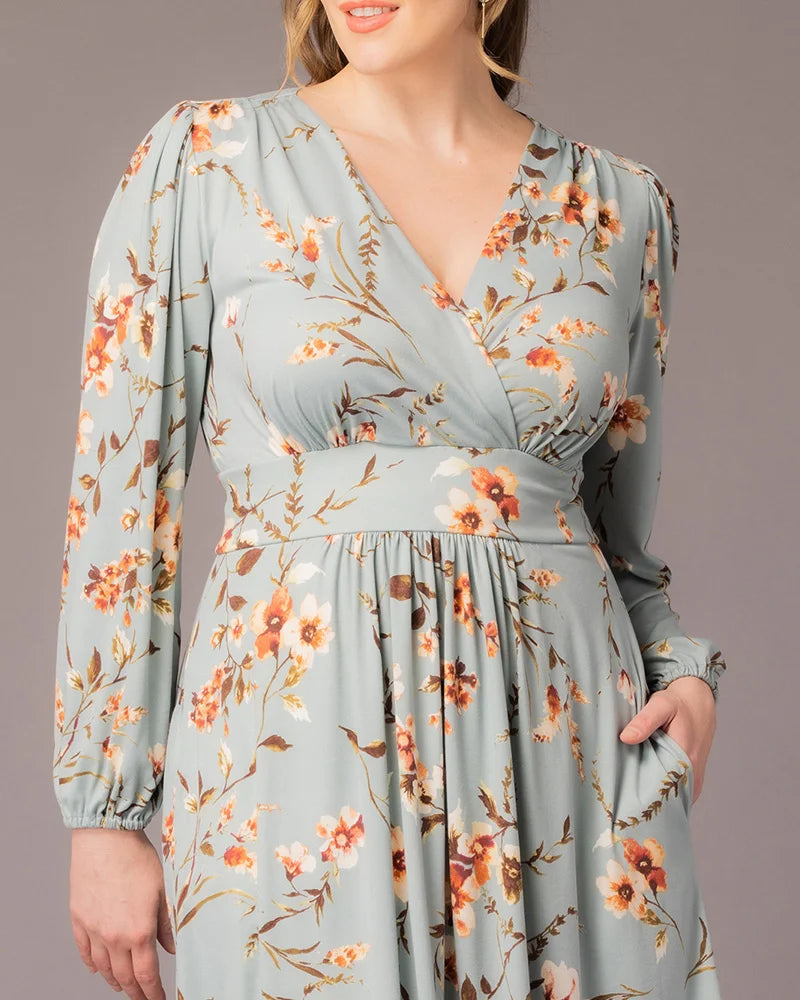 Diana Long Sleeve Midi Dress