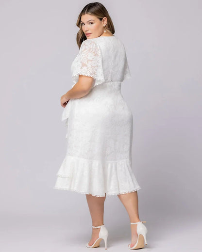 Dresses Palermo Lace Faux Wrap Cocktail Dress