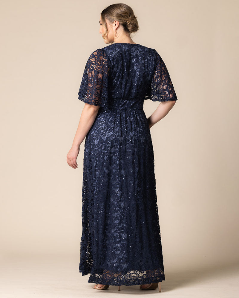 Dresses Luminous Sequin Lace Long Gown