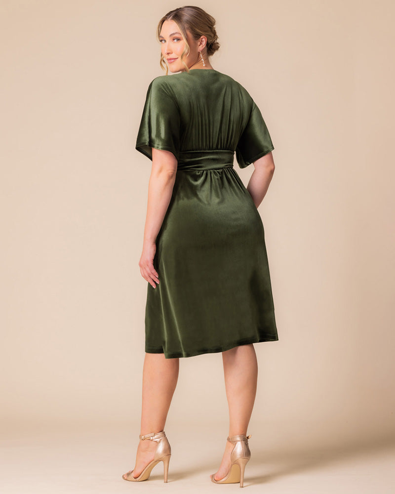 Dresses Angelic Velvet Midi Cocktail Dress