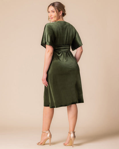Dresses Angelic Velvet Midi Cocktail Dress