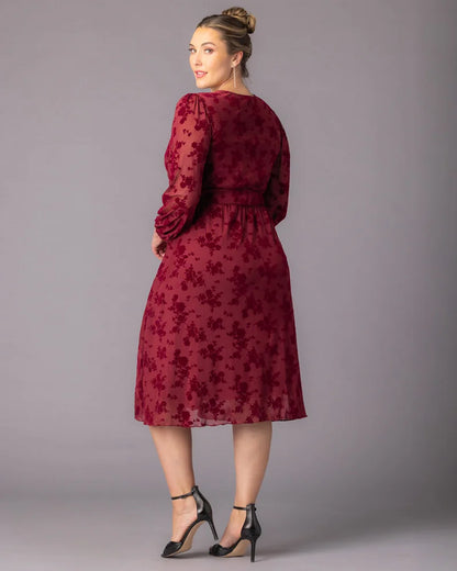 Melanie Mesh Midi Cocktail Dress