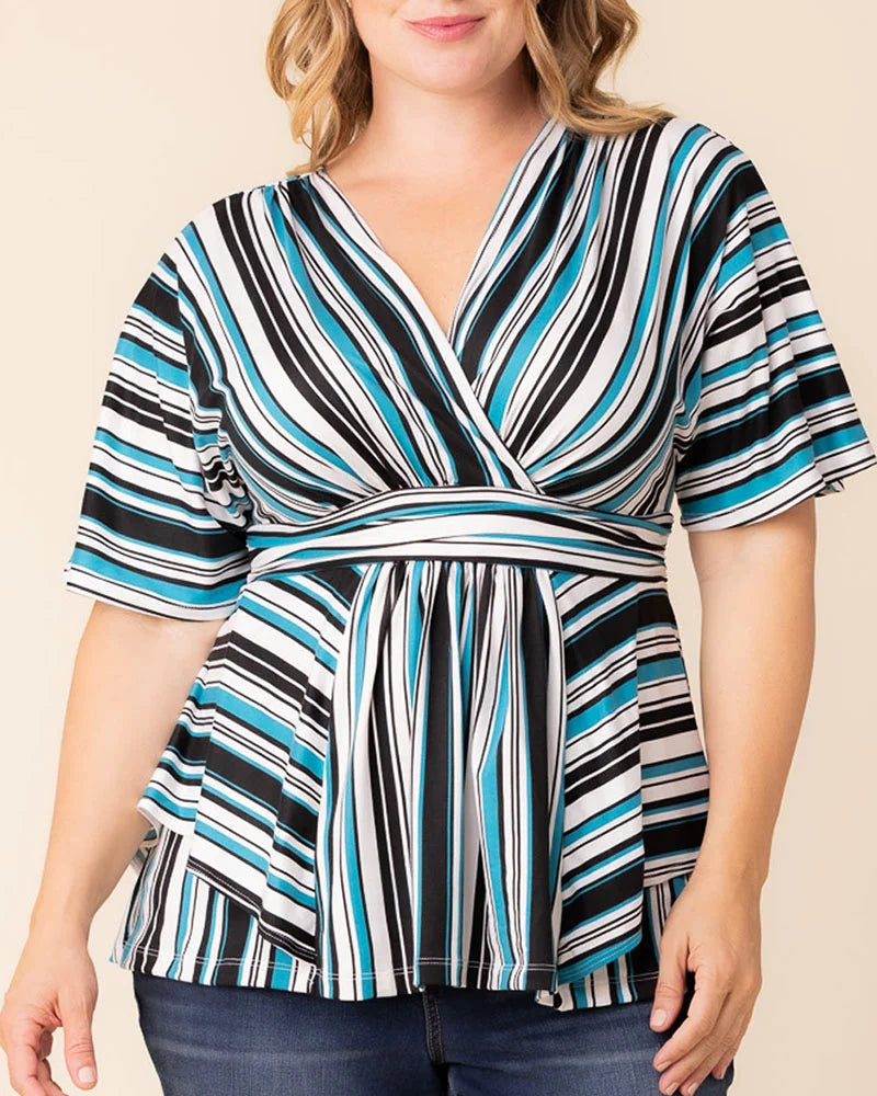 Tops Boulevard Striped Top - Sale!