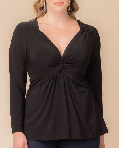 Tops Abigail Long Sleeve Twist Top
