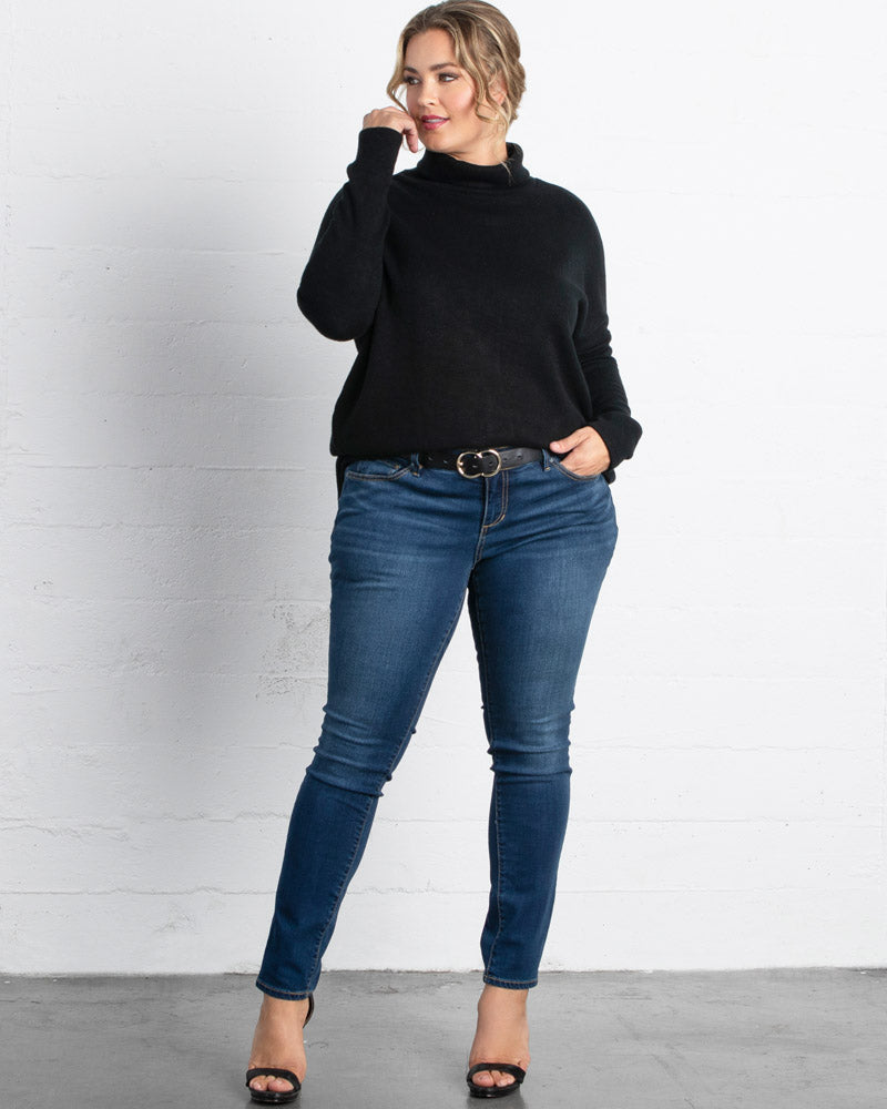 Tops Paris Turtleneck Tunic Sweater