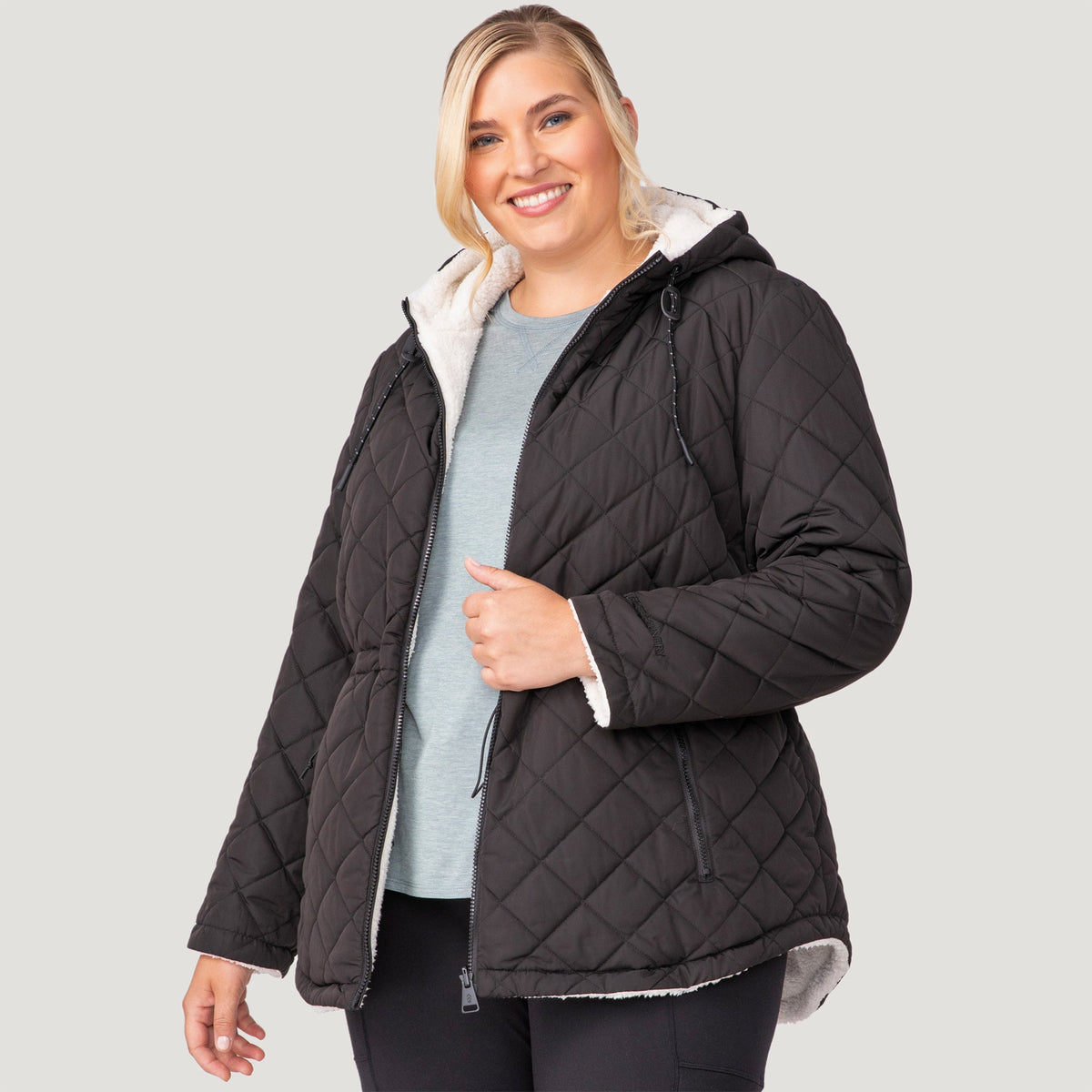 outerwear Women's Plus Size Switch It Up Cloud Lite Reversible Jacket