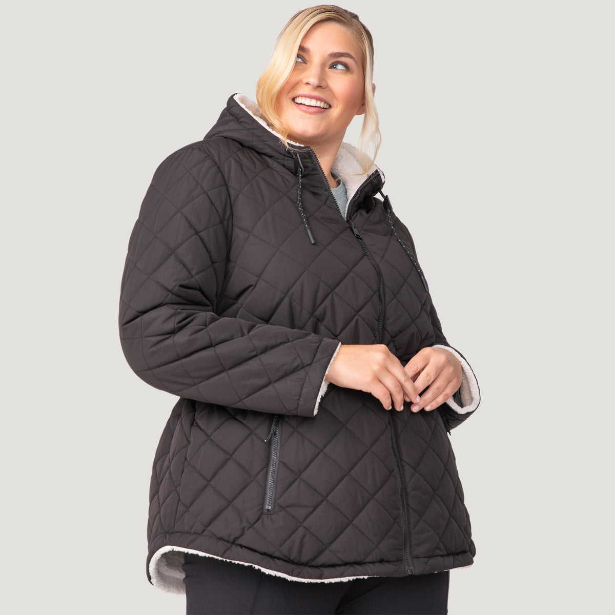 outerwear Women's Plus Size Switch It Up Cloud Lite Reversible Jacket