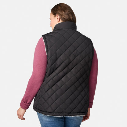 Free Country>Women>Vest>Casual>Plus Expedition II Stratus Lite Reversible Vest