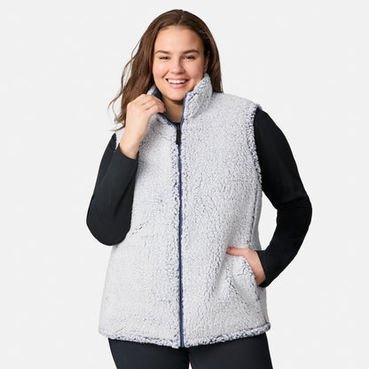 Free Country>Women>Vest>Casual>Plus Expedition II Stratus Lite Reversible Vest