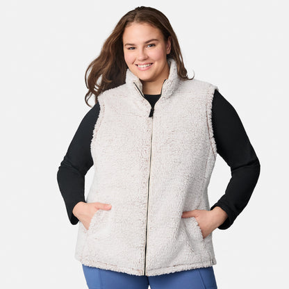 Free Country>Women>Vest>Casual>Plus Expedition II Stratus Lite Reversible Vest
