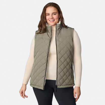 Free Country>Women>Vest>Casual>Plus Expedition II Stratus Lite Reversible Vest