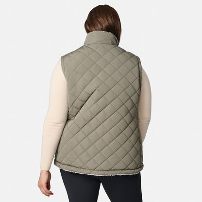 Free Country>Women>Vest>Casual>Plus Expedition II Stratus Lite Reversible Vest