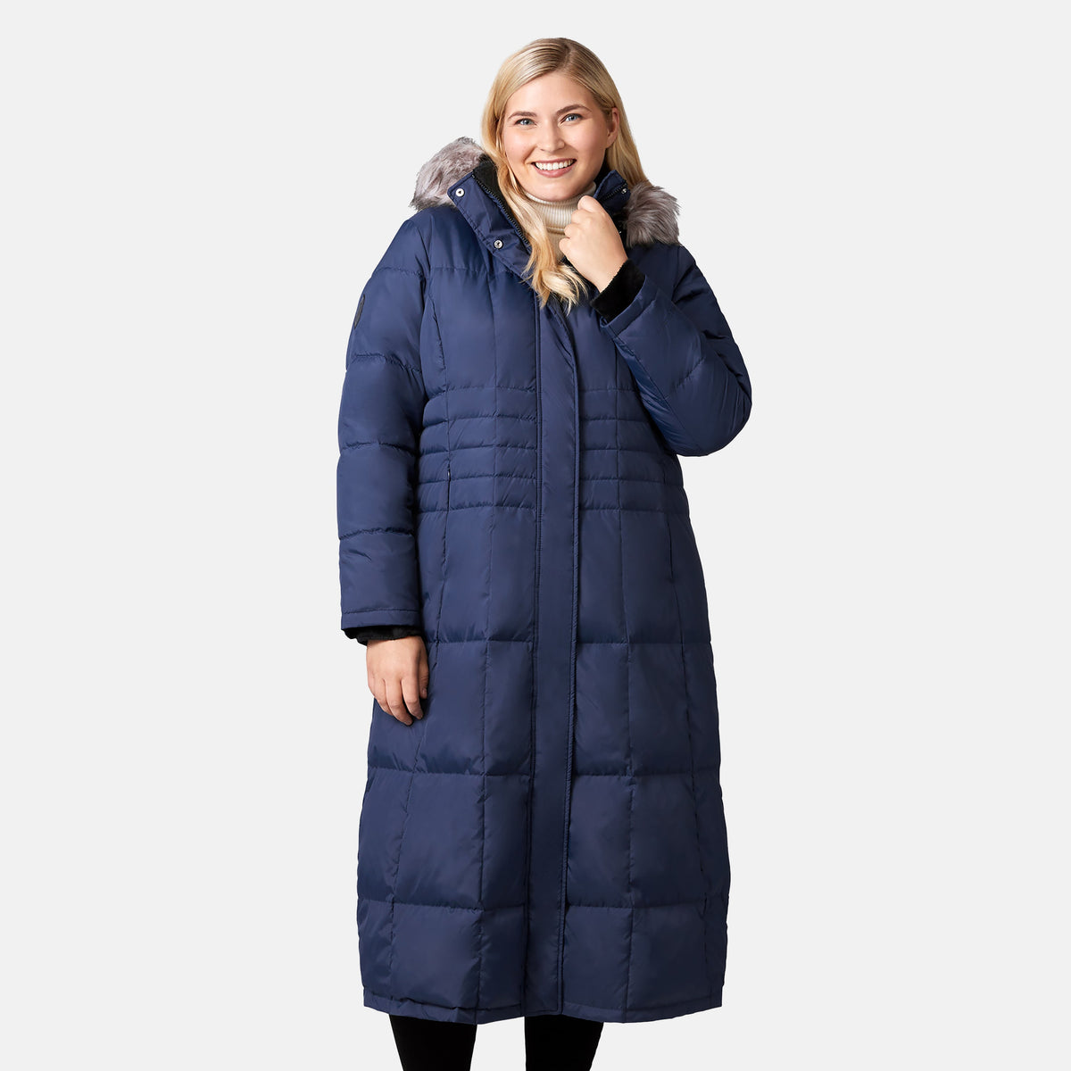 Free Country>Women>Jacket>Down & Insulated>Plus Women's Plus Size Full Length Splendor Down Jacket