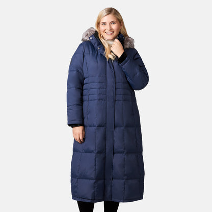 Free Country>Women>Jacket>Down & Insulated>Plus Women's Plus Size Full Length Splendor Down Jacket