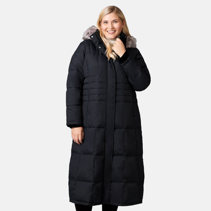 Free Country>Women>Jacket>Down & Insulated>Plus Women's Plus Size Full Length Splendor Down Jacket