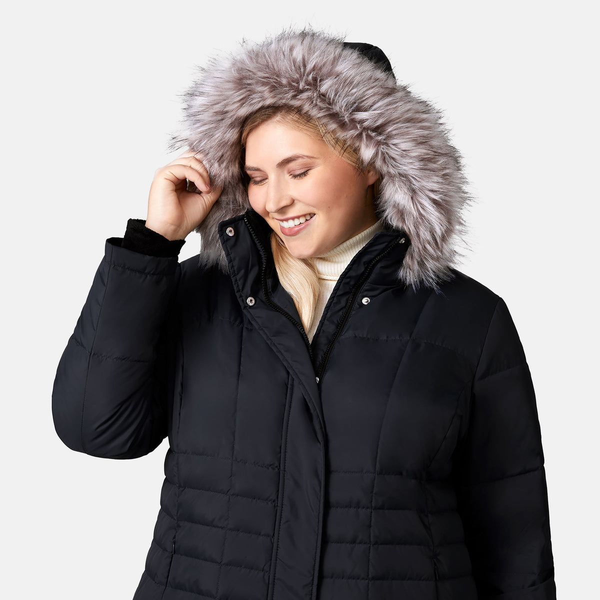 Free Country>Women>Jacket>Down & Insulated>Plus Women's Plus Size Full Length Splendor Down Jacket