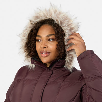 Free Country>Women>Jacket>Down & Insulated>Plus Women's Plus Size Full Length Splendor Down Jacket