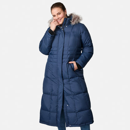 Free Country>Women>Jacket>Down & Insulated>Plus Women's Plus Size Full Length Splendor Down Jacket