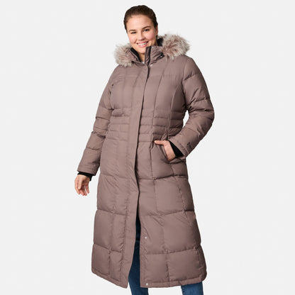 Free Country>Women>Jacket>Down & Insulated>Plus Women's Plus Size Full Length Splendor Down Jacket