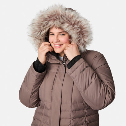 Free Country>Women>Jacket>Down & Insulated>Plus Women's Plus Size Full Length Splendor Down Jacket