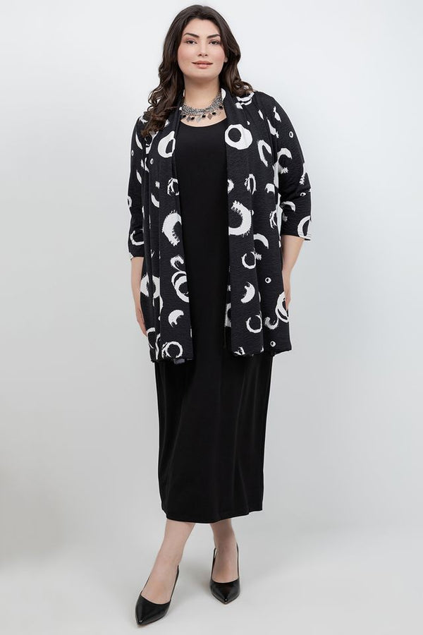 Jostar Black and White Circle Jacket