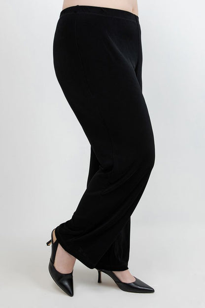 Pants Vikki Vi Classic Black Pull on Pant