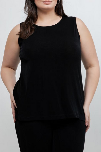 Tops Vikki Vi Classic Black Tank