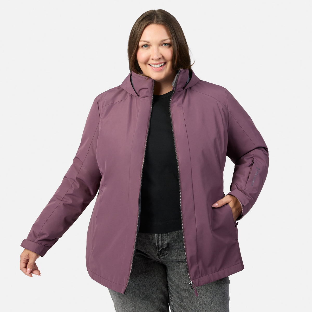 outerwear Women's Plus Size AllSeason 3-in-1 Systems Jacket