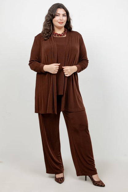 Vikki Vi Classic Bronze Petite Pull-On Pant
