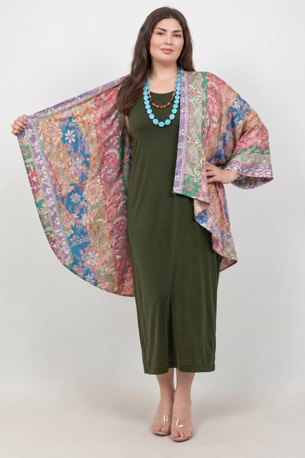 Jackets BOK Style Rainbow Cape