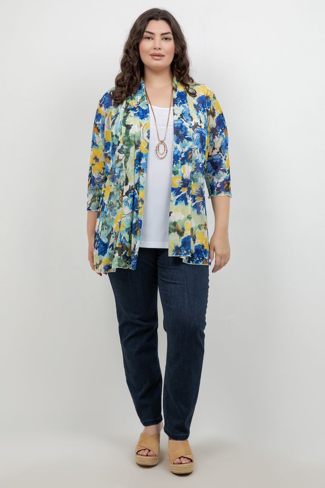 Jackets Mesh Floral Wash Jacket