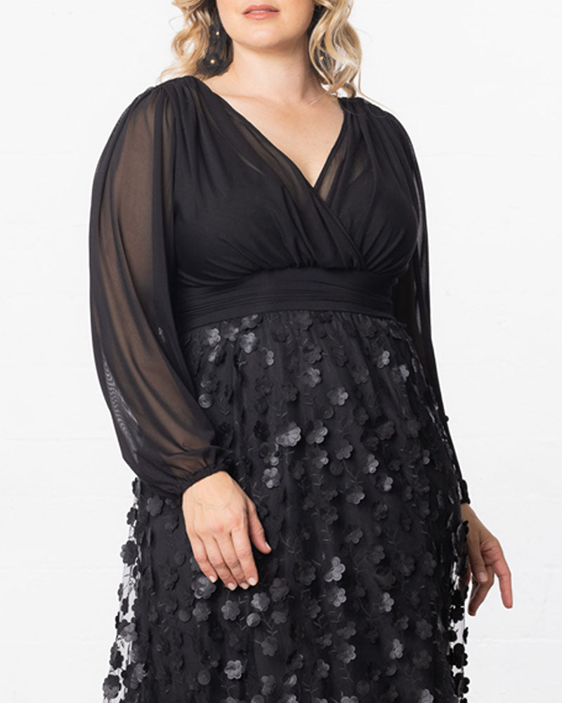 Dresses Blossoming Beauty Mesh Evening Gown