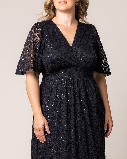 Dresses Luminous Sequin Lace Long Gown