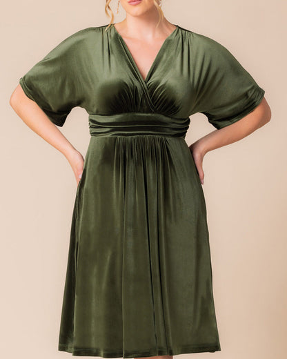 Dresses Angelic Velvet Midi Cocktail Dress