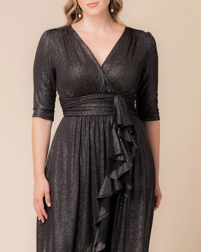 Glimmer Ruffle Evening Gown - Sale!