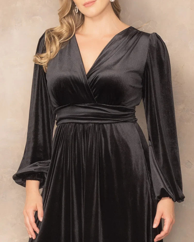 Vivienne Velvet Evening Gown