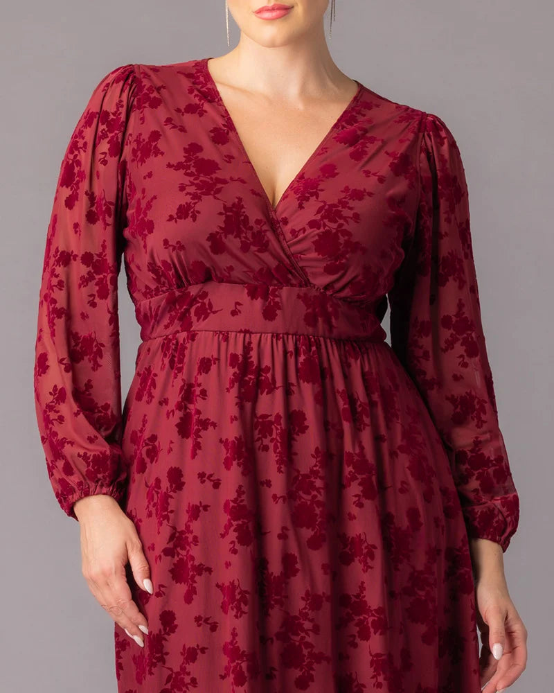 Melanie Mesh Midi Cocktail Dress