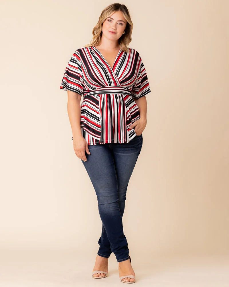 Tops Boulevard Striped Top - Sale!